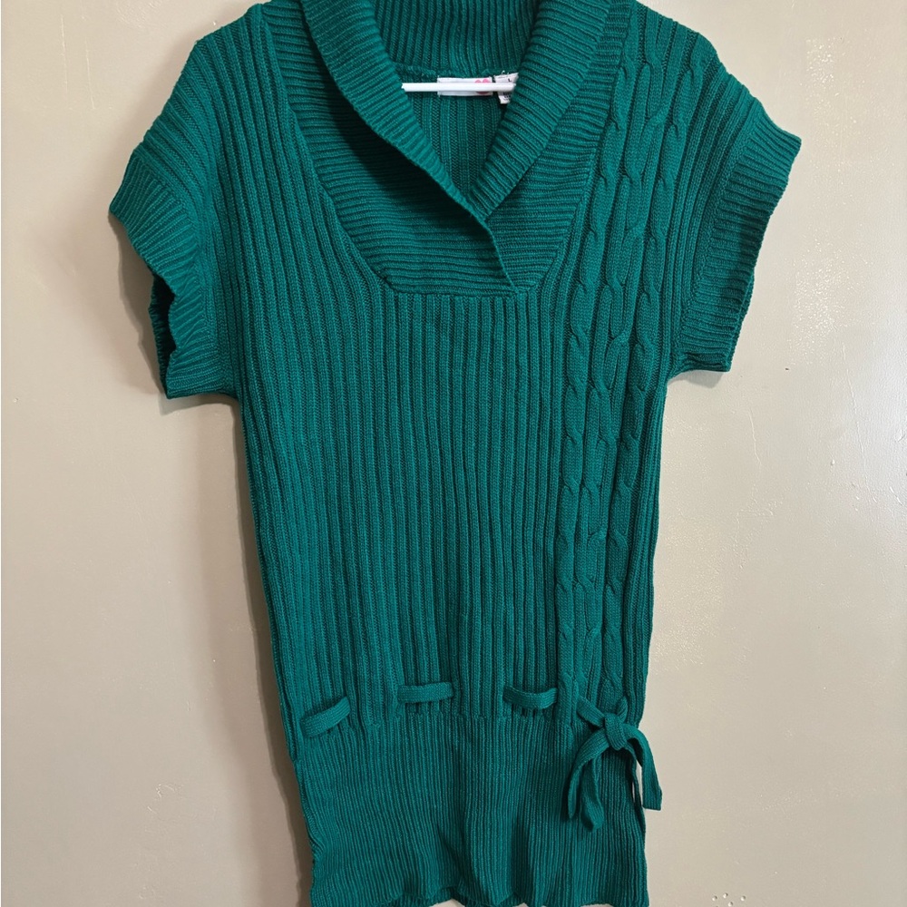 Body Central Teal Knit Sweater